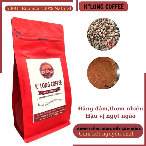 Cà phê mộc nguyên chất 100% Robusta chất lượng cao K Cà phê mộc nguyên chất 100% Robusta chất lượng cao K